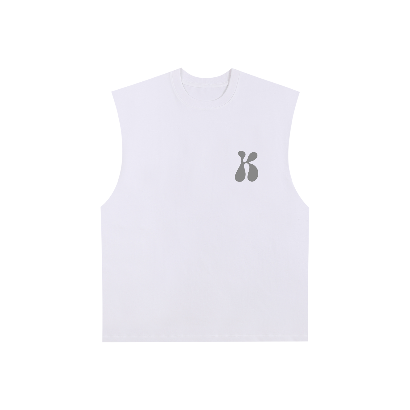 Vest,Oversized,Streetwear,Casual,Sleeveless,Dropshoulder