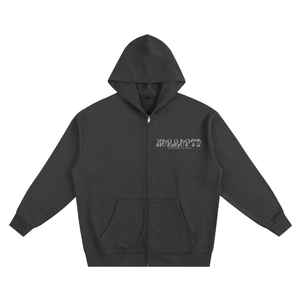 Kurruptz Heavyweight Zip-up Hoodie