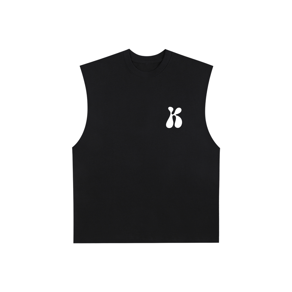 Vest,Drop shoulder,Oversized,Streetwear