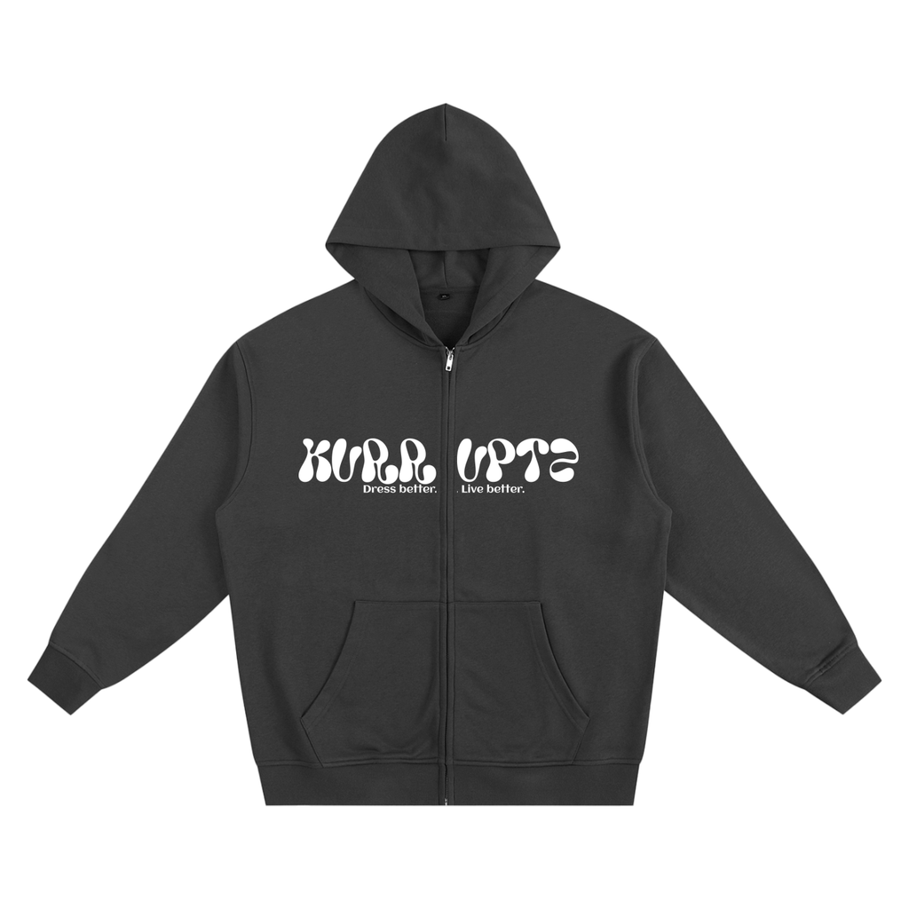 Kurruptz Heavyweight Zip-up Hoodie